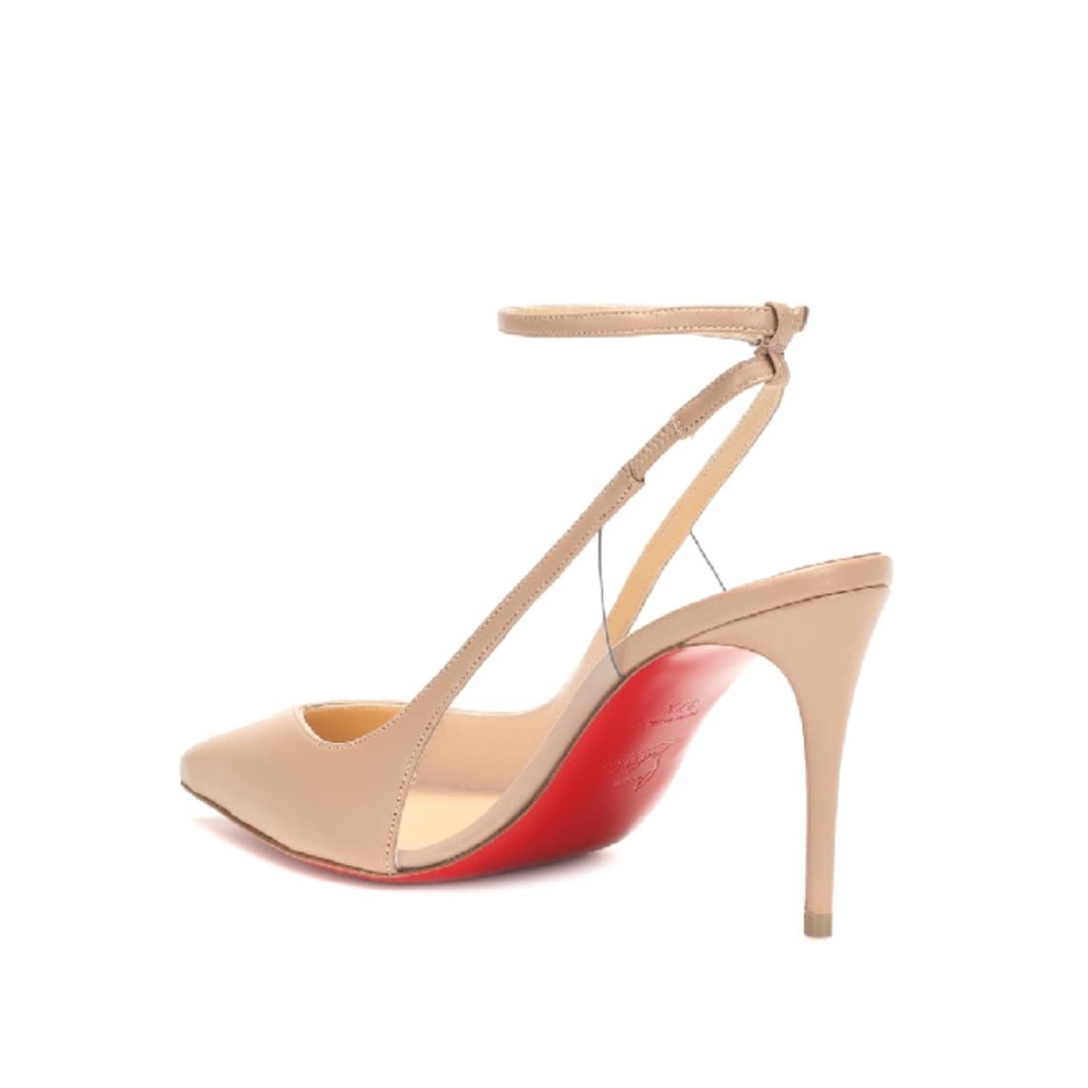 NEW CHRISTIAN LOUBOUTIN Optichoc 85 Nappa/PVC